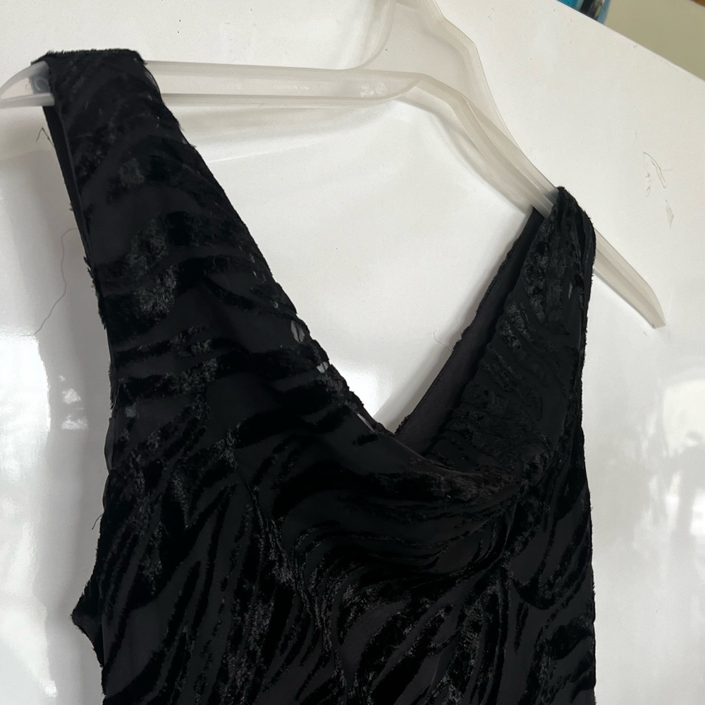 90s Velvet Burnout Maxi Gown